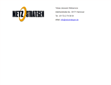 Tablet Screenshot of netzstrategen.de